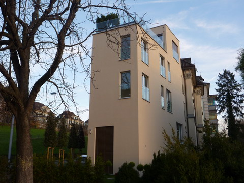 Ansicht Anbau/Neubau